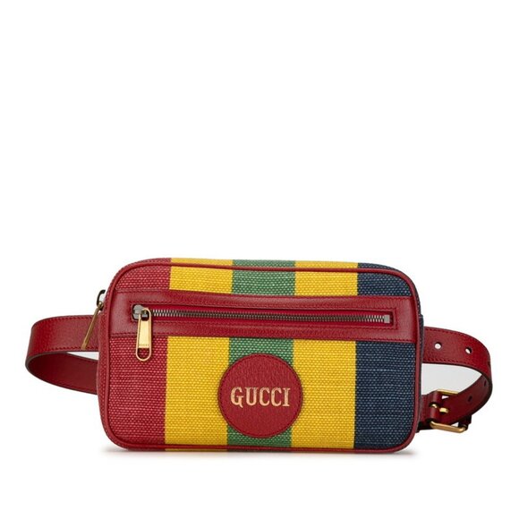 GUCCI Black Leather Fanny Pack - Picture 1 of 9
